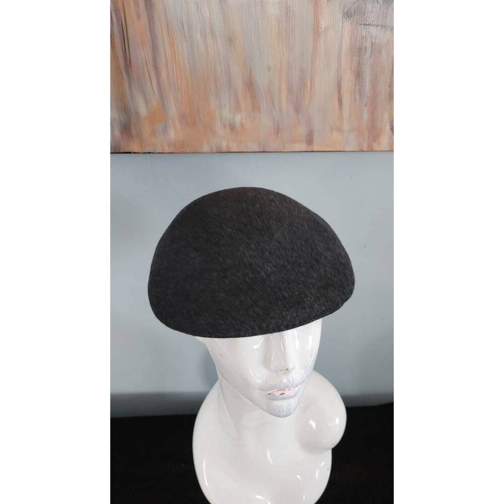 Country Gentleman Ascot Hat Medium Gray 100% Wool Gentle Felt Newsboy Driving...